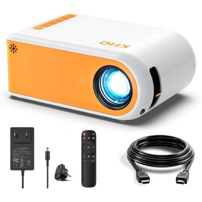 Inny producent KHQ 2023 Mini Projektor WiFi 1080P Biały Kino Domowe Android iOS Inny producent KHQ 2023 Mini Projektor WiFi 1080P Biały Kino Domowe Android iOS