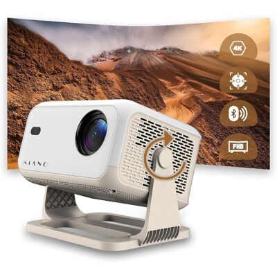 Kiano Chill Smart Projektor FHD, 4K, Android, Airplay. Miracast, Eshare, Bluetooth, Korekcja trapezowa, 250-350 ANSI lumenów Kiano Chill Smart Projektor FHD, 4K, Android, Airplay. Miracast, Eshare, Bluetooth, Korekcja trapezowa, 250-350 ANSI lumenów