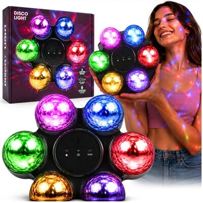 Inny producent Lampa Dyskotekowa Led Rgb Projektor Reaguje Na Muzykę Pilot Disco Impreza Inny producent Lampa Dyskotekowa Led Rgb Projektor Reaguje Na Muzykę Pilot Disco Impreza
