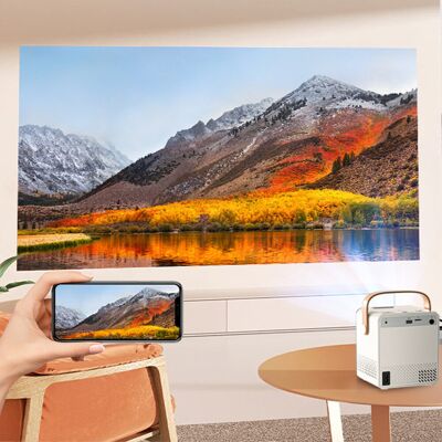 WKS Mini Projektor LED WiFi 5G Twoje Kino Domowe DO BAJEK FILMÓW Aplikacje WKS Mini Projektor LED WiFi 5G Twoje Kino Domowe DO BAJEK FILMÓW Aplikacje