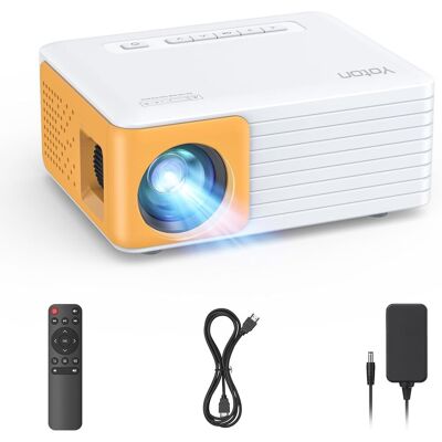 Mini projektor YOTON, 1080P Full HD, HDMI/USB/iOS/Android/Firestick/PS5 Mini projektor YOTON, 1080P Full HD, HDMI/USB/iOS/Android/Firestick/PS5
