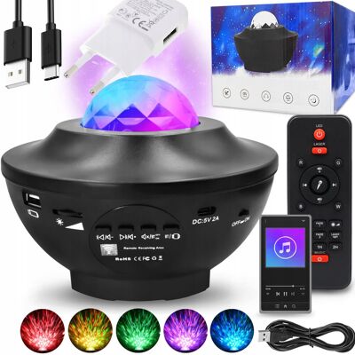Inny producent NOWOCZESNY PROJEKTOR GWIAZD BLUETOOTH PILOT LAMPKA Inny producent NOWOCZESNY PROJEKTOR GWIAZD BLUETOOTH PILOT LAMPKA