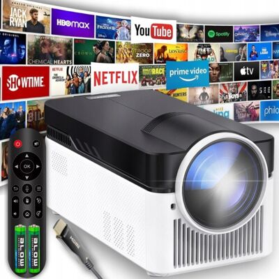 Magcubic Projektor 4K Hy450 1080P Netflix Youtube Led Auto Fokus Wifi6 Bluetooth 5.4 Magcubic Projektor 4K Hy450 1080P Netflix Youtube Led Auto Fokus Wifi6 Bluetooth 5.4