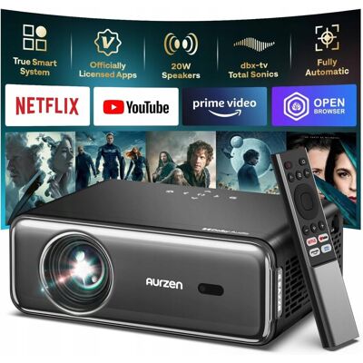Inny producent Projektor Aurzen EAZZE D1 PRO 4K Android TV Smart WiFi Głośnik HDR 200' Inny producent Projektor Aurzen EAZZE D1 PRO 4K Android TV Smart WiFi Głośnik HDR 200'