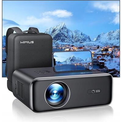 Inny producent Projektor Autofokus 25000 Lumenów WiFi6 Bluetooth Full HD 1080p Inny producent Projektor Autofokus 25000 Lumenów WiFi6 Bluetooth Full HD 1080p