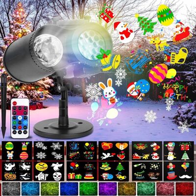 Inny producent PROJEKTOR BOŻE NARODZENIE 2 W 1 12 10 EFEKTÓW FAL LAMPA LED Inny producent PROJEKTOR BOŻE NARODZENIE 2 W 1 12 10 EFEKTÓW FAL LAMPA LED
