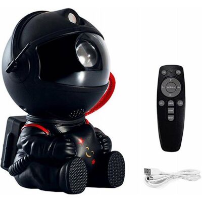 Aptel PROJEKTOR GWAZD LED Astronauta z gwiazdą Lampka Nocna 5W czarny AK235C Aptel PROJEKTOR GWAZD LED Astronauta z gwiazdą Lampka Nocna 5W czarny AK235C