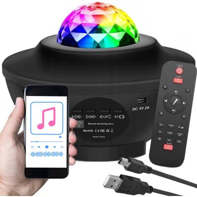 NICEKIDS PROJEKTOR GWIAZD GŁOŚNIK BLUETOOTH LAMPKA NOCNA NICEKIDS PROJEKTOR GWIAZD GŁOŚNIK BLUETOOTH LAMPKA NOCNA