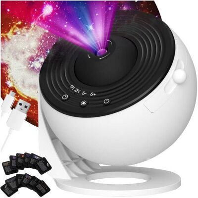 ER-ES Projektor gwiazd led lampka nocna rzutnik kosmos ER-ES Projektor gwiazd led lampka nocna rzutnik kosmos