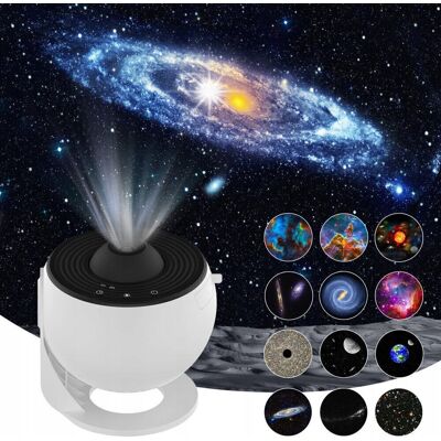 Inny producent Projektor gwiazd LED – planetarium i rzutnik nieba z funkcją lampki nocnej / 6TY0454717 Inny producent Projektor gwiazd LED – planetarium i rzutnik nieba z funkcją lampki nocnej / 6TY0454717