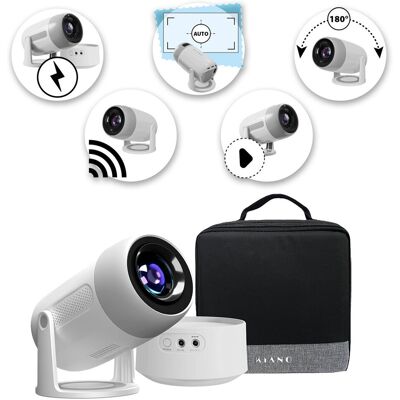 Projektor Kiano Vision 2 Travel Set Smart 4K, Android 11, Airplay, Miracast, Eshare, Bluetooth 5, Automatyczna korekcja trapezowa Projektor Kiano Vision 2 Travel Set Smart 4K, Android 11, Airplay, Miracast, Eshare, Bluetooth 5, Automatyczna korekcja trapezowa