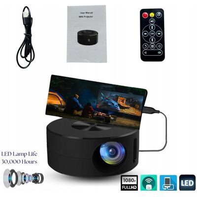 Inny producent Projektor Led Full Hd Netflix Max Przenośny Rzutnik Wbudowany Głośnik+Pilot Inny producent Projektor Led Full Hd Netflix Max Przenośny Rzutnik Wbudowany Głośnik+Pilot