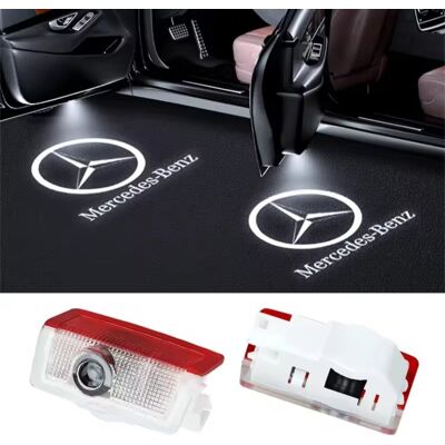 Inny producent Projektor LED z logo Mercedes do podświetlenia drzwi, zestaw z przejściówkami. Inny producent Projektor LED z logo Mercedes do podświetlenia drzwi, zestaw z przejściówkami.
