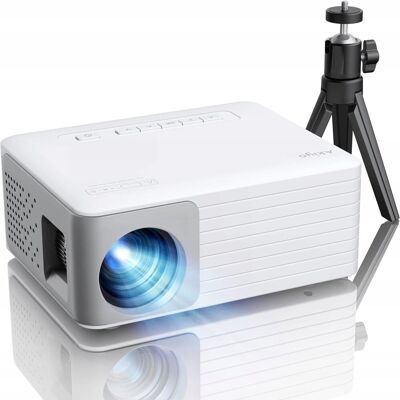 Projektor mini LED AKIYO O1 FullHD 1080p HDMI kino domowe pilot + statyw Projektor mini LED AKIYO O1 FullHD 1080p HDMI kino domowe pilot + statyw