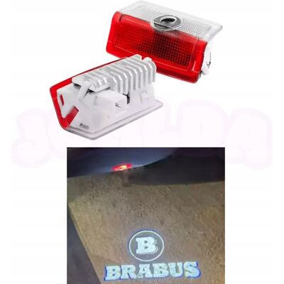 Inny producent Projektor Oświetlenia Drzwi Samochodu Lampka Led Logo Brabus 2Szt Inny producent Projektor Oświetlenia Drzwi Samochodu Lampka Led Logo Brabus 2Szt