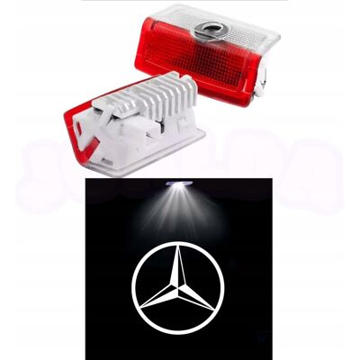 INNY-D Projektor Oświetlenia Drzwi Samochodu Lampka Led Logo Mercedes 2Szt INNY-D Projektor Oświetlenia Drzwi Samochodu Lampka Led Logo Mercedes 2Szt