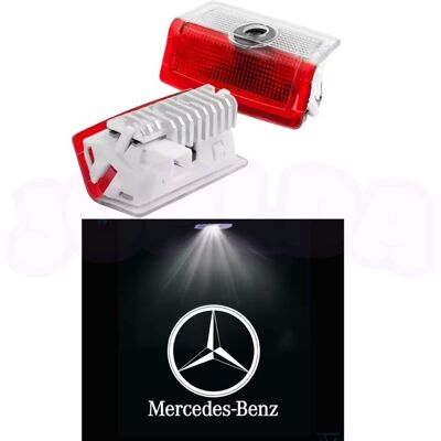 Inny producent Projektor Oświetlenia Drzwi Samochodu Lampka Led Logo Mercedes Benz 2Szt Inny producent Projektor Oświetlenia Drzwi Samochodu Lampka Led Logo Mercedes Benz 2Szt