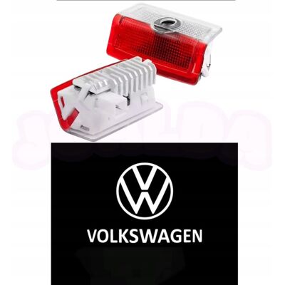 Inny producent Projektor Oświetlenia Drzwi Samochodu Lampka Led Logo Volkswagen Vw 2Szt Inny producent Projektor Oświetlenia Drzwi Samochodu Lampka Led Logo Volkswagen Vw 2Szt