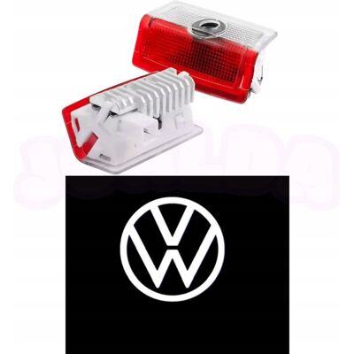Inny producent Projektor Oświetlenia Drzwi Samochodu Lampka Led Logo Vw Volkswagen 2Szt Inny producent Projektor Oświetlenia Drzwi Samochodu Lampka Led Logo Vw Volkswagen 2Szt