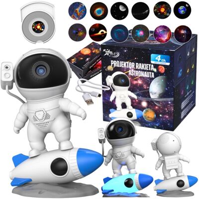 Projektor Planetarium Lampka Nocna LED Planety Gwiazd Rzutnik Niebo 13x film prezent dla dzieci/STARLIT Projektor Planetarium Lampka Nocna LED Planety Gwiazd Rzutnik Niebo 13x film prezent dla dzieci/STARLIT