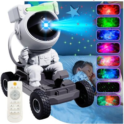 STARLIT Projektor Pojazd Astronauta Autko Rzutnik Gwiazd z Głośnikiem + dźwięki natury STARLIT Projektor Pojazd Astronauta Autko Rzutnik Gwiazd z Głośnikiem + dźwięki natury