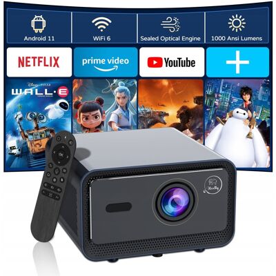 Heelly PROJEKTOR RZUTNIK 30000LM WIFI ANDROID SMART TV HERMETYCZNY 4K AUTOFOCUS Heelly PROJEKTOR RZUTNIK 30000LM WIFI ANDROID SMART TV HERMETYCZNY 4K AUTOFOCUS