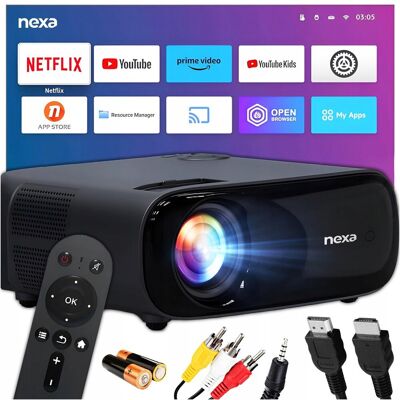 Inny producent PROJEKTOR RZUTNIK 4K DO TELEFONU ANDROID TV PRZENOŚNY FILMÓW BAJEK 800 ANSI Inny producent PROJEKTOR RZUTNIK 4K DO TELEFONU ANDROID TV PRZENOŚNY FILMÓW BAJEK 800 ANSI