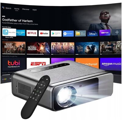 Heelly PROJEKTOR RZUTNIK ANDROID SMART TV WIFI FULL HD 13000LM ZOOM 200' AUTOFOCUS Heelly PROJEKTOR RZUTNIK ANDROID SMART TV WIFI FULL HD 13000LM ZOOM 200' AUTOFOCUS