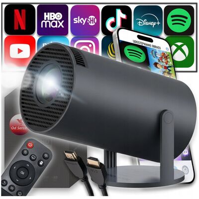 brak danych PROJEKTOR RZUTNIK ANDROID TV WIFI PRZENOŚNY GŁOŚNIK CZARNY BLUETOOTH MINI brak danych PROJEKTOR RZUTNIK ANDROID TV WIFI PRZENOŚNY GŁOŚNIK CZARNY BLUETOOTH MINI
