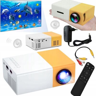 Inny producent Projektor rzutnik led mini przenośny full hd do telefonu komputera głośnik Inny producent Projektor rzutnik led mini przenośny full hd do telefonu komputera głośnik
