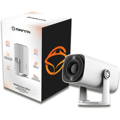 Manta Projektor rzutnik SMART TV Android WiFi Bluetooth MultiVision Mini Portable PMA202A24 Manta Projektor rzutnik SMART TV Android WiFi Bluetooth MultiVision Mini Portable PMA202A24