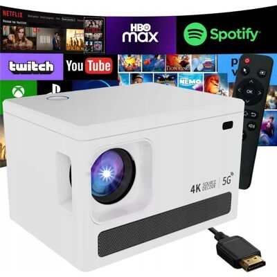 VERK GROUP PROJEKTOR RZUTNIK VIDEO X6 4K ANDROID TV 11.0 WIFI BLUETOOTH LCD 100 CALI VERK GROUP PROJEKTOR RZUTNIK VIDEO X6 4K ANDROID TV 11.0 WIFI BLUETOOTH LCD 100 CALI