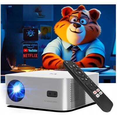 producent niezdefiniowany Projektor Smart TV 1080P WiFi6 BT5.2 550ANSI 4K Obsługa AutoFocus Netflix producent niezdefiniowany Projektor Smart TV 1080P WiFi6 BT5.2 550ANSI 4K Obsługa AutoFocus Netflix