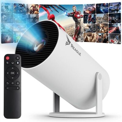 REAGLE RZUTNIK MINI PROJEKTOR ANDROID 13 PRZENOŚNY FULL HD 4K SMART 2GB RAM v2025 REAGLE RZUTNIK MINI PROJEKTOR ANDROID 13 PRZENOŚNY FULL HD 4K SMART 2GB RAM v2025
