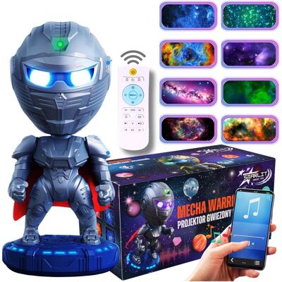 STARLIT RZUTNIK GWIAZD Projektor z głośnikiem Bluetooth + dźwięki natury Lampka Nocna STARLIT RZUTNIK GWIAZD Projektor z głośnikiem Bluetooth + dźwięki natury Lampka Nocna
