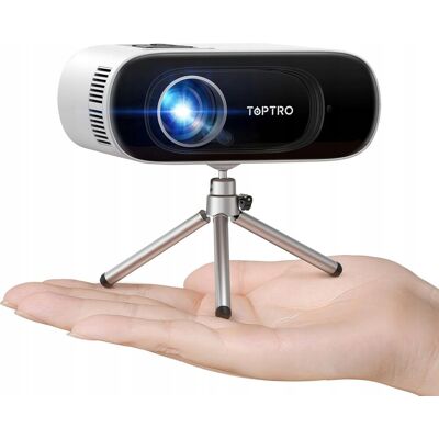 Inny producent TOPTRO Mini projektor Full HD 1080 Bluetooth LED 10000 lumenów 1920 x 1080 Inny producent TOPTRO Mini projektor Full HD 1080 Bluetooth LED 10000 lumenów 1920 x 1080