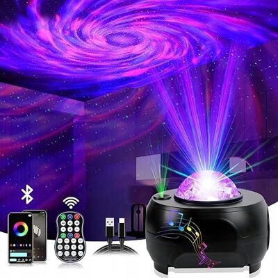 Inny producent URAQT Mini lampka projektor LED kosmiczny 3w1 Bluetooth pilot Inny producent URAQT Mini lampka projektor LED kosmiczny 3w1 Bluetooth pilot