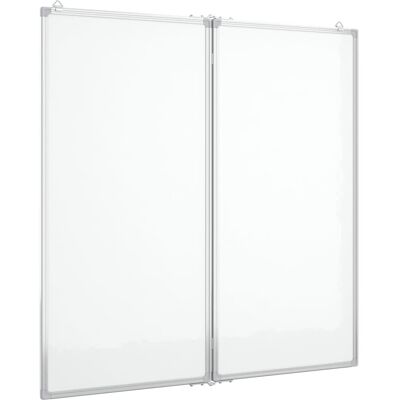vidaXL Tablica magnetyczna, składana, 80x80x1,7 cm, aluminiowa vidaXL Tablica magnetyczna, składana, 80x80x1,7 cm, aluminiowa