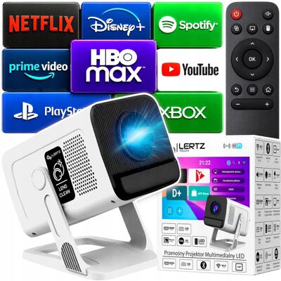 brak danych Projektor Android 14 WiFi Rzutnik SMART TV LED FULL HD 4K HY390 PRO WIFI LZ brak danych Projektor Android 14 WiFi Rzutnik SMART TV LED FULL HD 4K HY390 PRO WIFI LZ