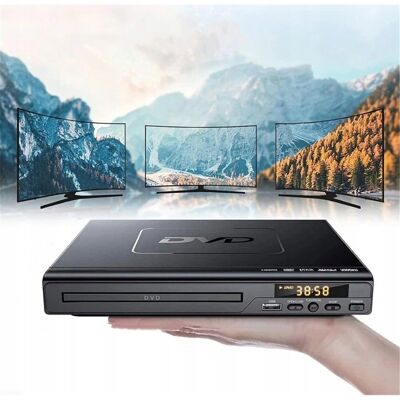 Zree ODTWARZACZ Z PILOTEM DVD 15W 480P ODCZYT USB FORMATY CD DVD VCD PREZENT Zree ODTWARZACZ Z PILOTEM DVD 15W 480P ODCZYT USB FORMATY CD DVD VCD PREZENT