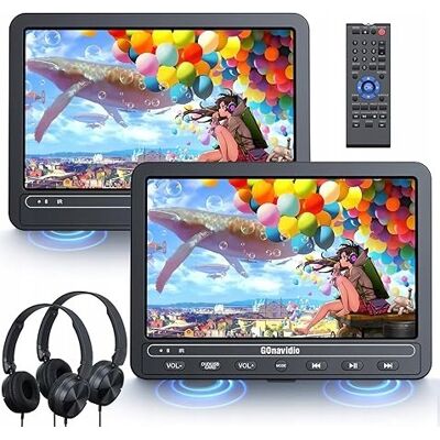 Inny producent ODTWARZACZE DVD CD SAMOCHODOWY GONAVIDIO 2 EKRANY 10,5' + SŁUCHAWKI Inny producent ODTWARZACZE DVD CD SAMOCHODOWY GONAVIDIO 2 EKRANY 10,5' + SŁUCHAWKI