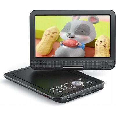 YOTON Przenośny Odtwarzacz DVD z Obrotowym Ekranem 12,5' YOTON Przenośny Odtwarzacz DVD z Obrotowym Ekranem 12,5'