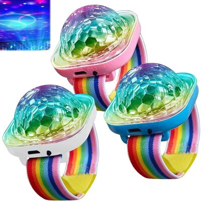 Inny producent Dyskotekowa 3szt Kula Przenośna Led Usb 5 Trybów Wielokolorowa Inny producent Dyskotekowa 3szt Kula Przenośna Led Usb 5 Trybów Wielokolorowa