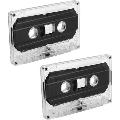 Inny producent Kasety 2 Sztuki Przezroczyste Audio Taśmy Odtwarzanie Nagrywanie Wytrzymałe Inny producent Kasety 2 Sztuki Przezroczyste Audio Taśmy Odtwarzanie Nagrywanie Wytrzymałe
