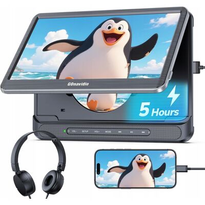 Inny producent Odtwarzacz Dvd Cd Samochodowy Gonavidio Ekran 12' + Słuchawki Inny producent Odtwarzacz Dvd Cd Samochodowy Gonavidio Ekran 12' + Słuchawki