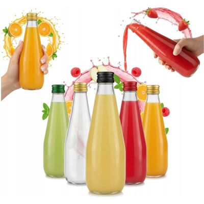 Bimberek 100x BUTELKI SZKLANE KROPLA 330ml na Sok Syrop Nalewki Wodę Zestaw 100 szt. Bimberek 100x BUTELKI SZKLANE KROPLA 330ml na Sok Syrop Nalewki Wodę Zestaw 100 szt.