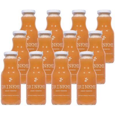 Inny producent 12x Naturalny sok wyciskany NFC jabłko rabarbar DRINKME Inny producent 12x Naturalny sok wyciskany NFC jabłko rabarbar DRINKME