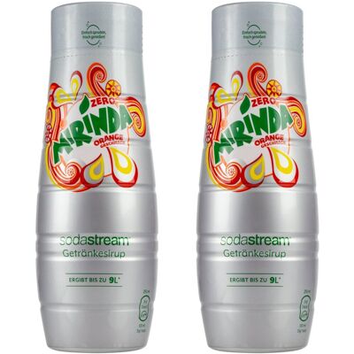 Syrop do saturatora SODASTREAM Mirinda Zero, 2 szt. - 440 ml napój bez cukru koncentrat pomarańczowy gazowana woda Syrop do saturatora SODASTREAM Mirinda Zero, 2 szt. - 440 ml napój bez cukru koncentrat pomarańczowy gazowana woda