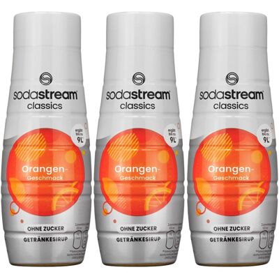 Syrop pomarańczowy bez cukru SODASTREAM Orange Zero, 3 szt. - 440 ml koncentrat do saturatora napój gazowany Syrop pomarańczowy bez cukru SODASTREAM Orange Zero, 3 szt. - 440 ml koncentrat do saturatora napój gazowany