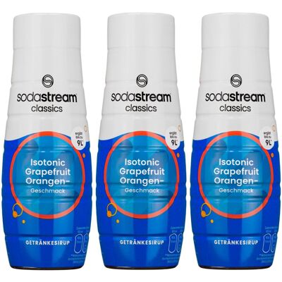 Syrop izotoniczny SODASTREAM ISOTONIC, 3 szt. - grejpfrut pomarańcza koncentrat napój smakowy 440 ml sportowy napój gazowany Syrop izotoniczny SODASTREAM ISOTONIC, 3 szt. - grejpfrut pomarańcza koncentrat napój smakowy 440 ml sportowy napój gazowany